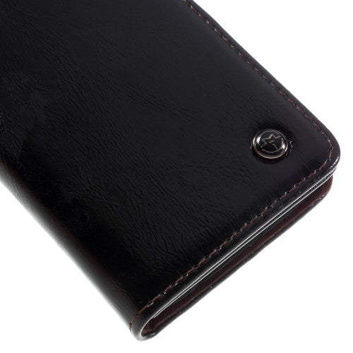 Wallet Case für Samsung Galaxy S7 CaseMe Oil Wax Skin Klapp Etui