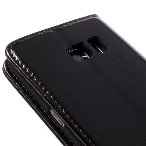 Wallet Case für Samsung Galaxy S7 CaseMe Oil Wax Skin Klapp Etui