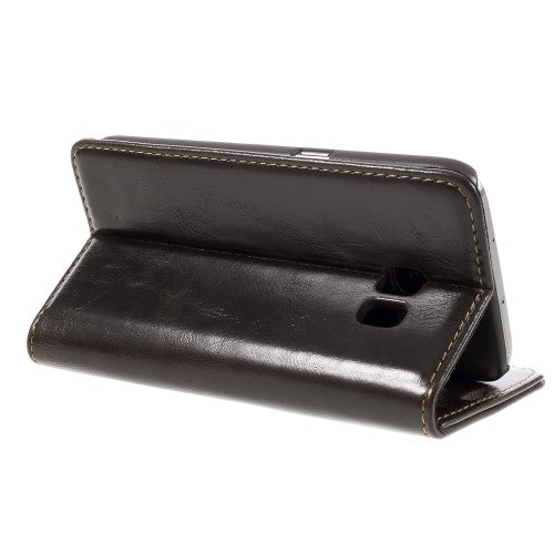 Wallet Case für Samsung Galaxy S7 CaseMe Oil Wax Skin Klapp Etui