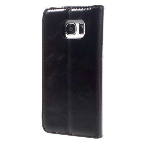 Wallet Case für Samsung Galaxy S7 Edge G935 CaseMe Oil Wax Skin Klapp Etui