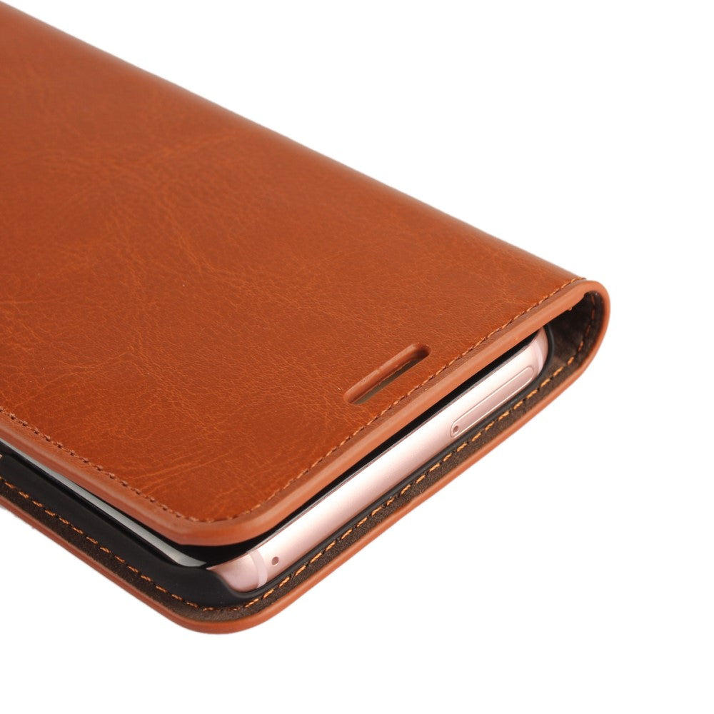 Wallet Case für Samsung Galaxy S8 PLUS G955 Genuine Split Echt Leder Crazy Horse