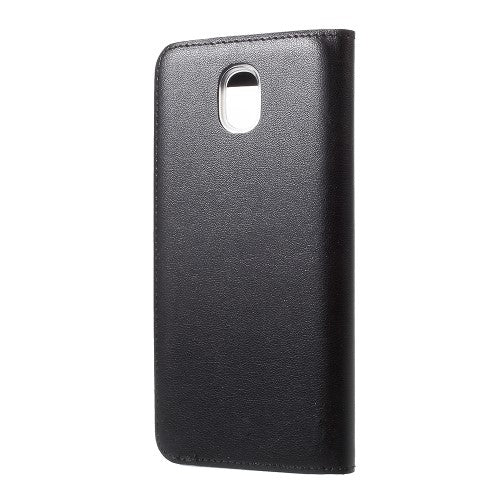 Handy Tasche für Samsung Galaxy J5 J530 (2017) Window View Litchi Book Etui Case