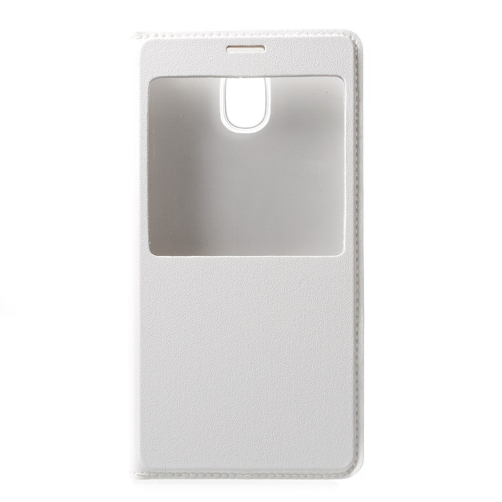 Handy Tasche für Samsung Galaxy J5 J530 (2017) Window View Litchi Book Etui Case