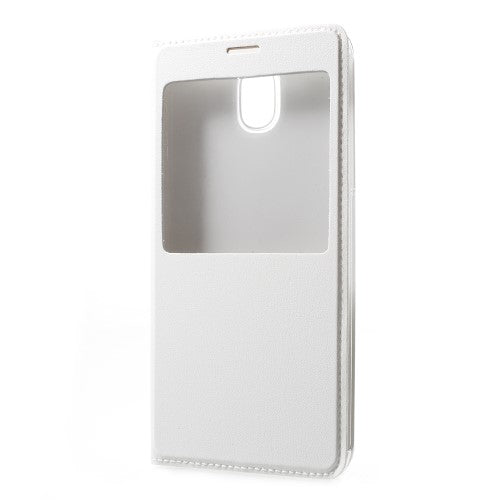 Handy Tasche für Samsung Galaxy J5 J530 (2017) Window View Litchi Book Etui Case