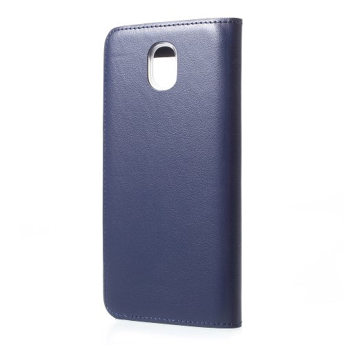 Handy Tasche für Samsung Galaxy J5 J530 (2017) Window View Litchi Book Etui Case