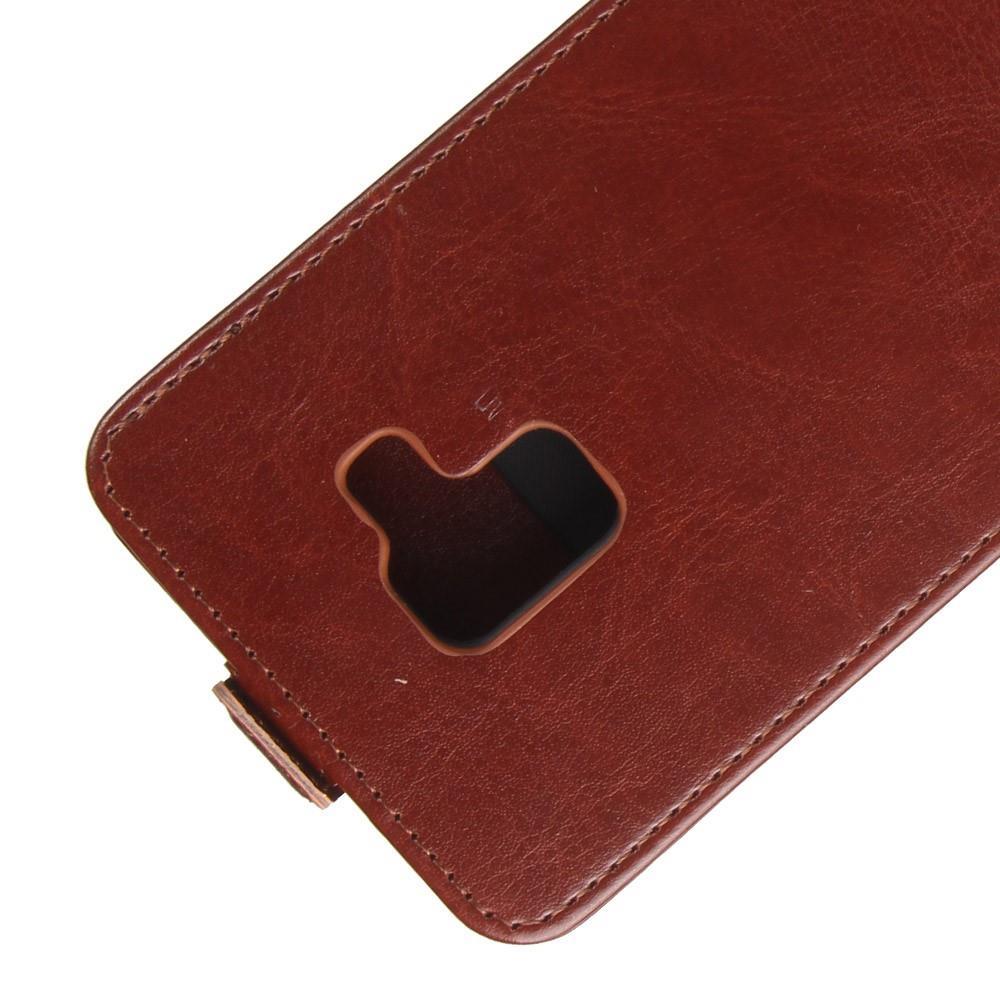 Flip Case für Samsung Galaxy A8 (2018) Crazy Horse Card Slot
