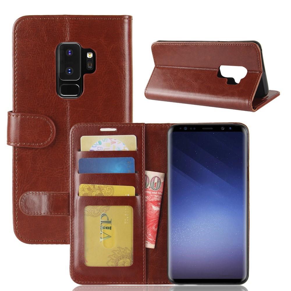 Wallet Case für Samsung Galaxy S9 PLUS G965 Crazy Horse Card Slot