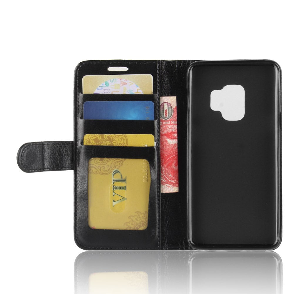 Wallet Case für Samsung Galaxy S9 G960 Crazy Horse Card Slot