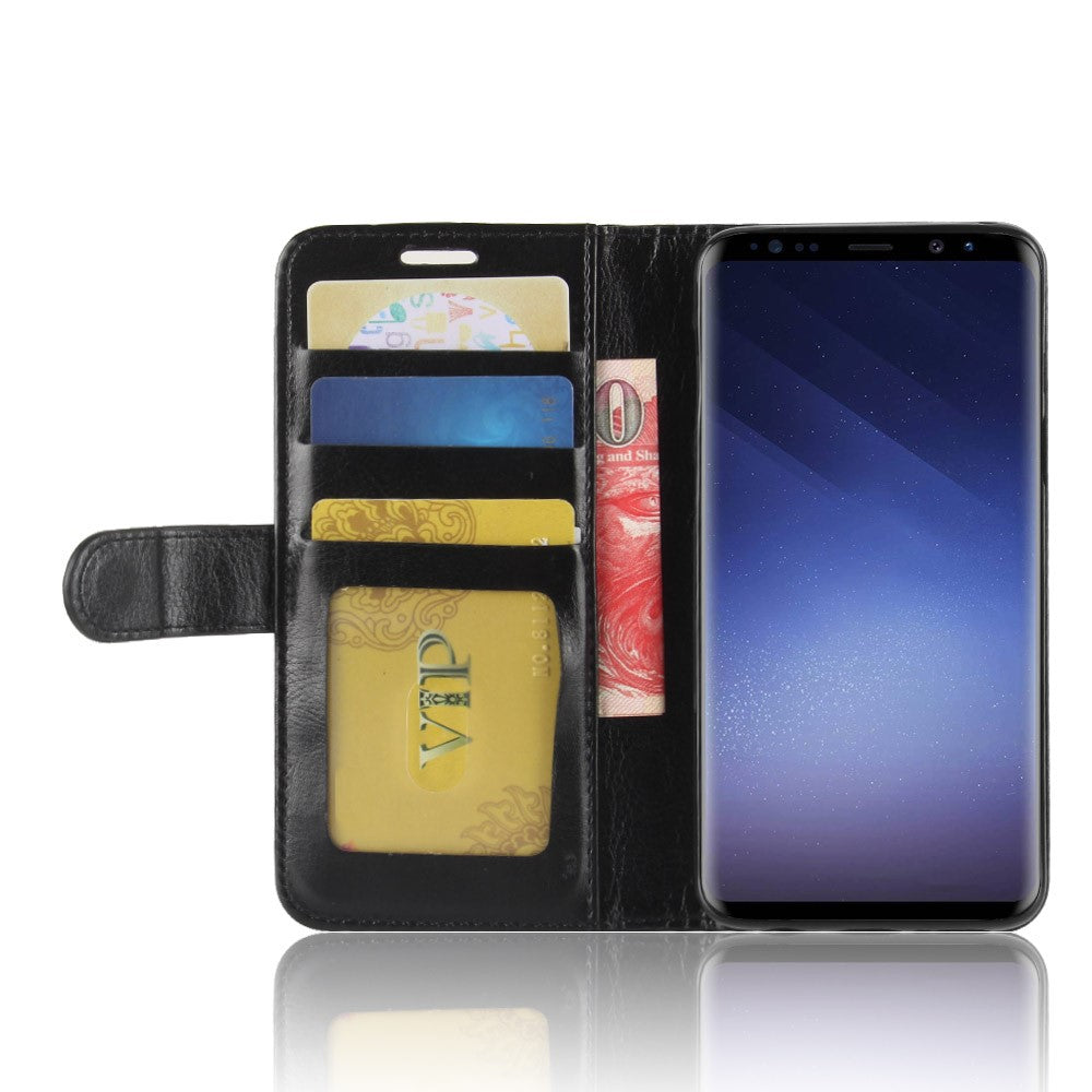 Wallet Case für Samsung Galaxy S9 G960 Crazy Horse Card Slot