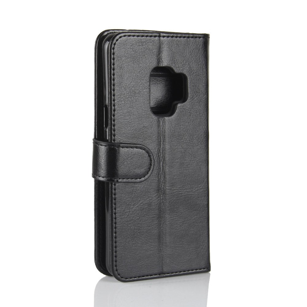 Wallet Case für Samsung Galaxy S9 G960 Crazy Horse Card Slot