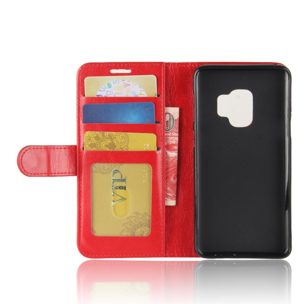 Wallet Case für Samsung Galaxy S9 G960 Crazy Horse Card Slot