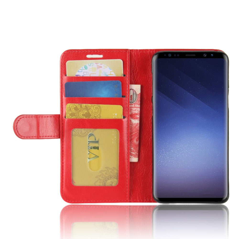 Wallet Case für Samsung Galaxy S9 G960 Crazy Horse Card Slot