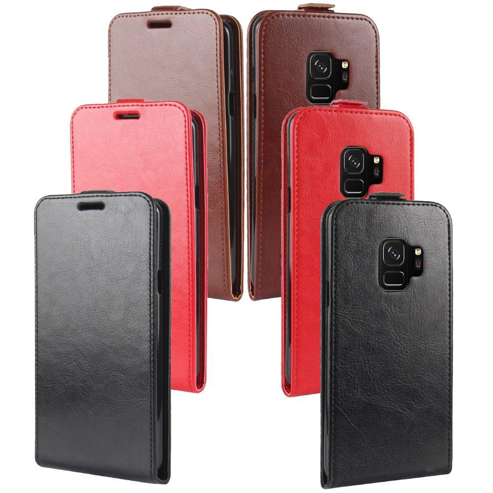 Flip Case für Samsung Galaxy S9 G960 Crazy Horse Card Slot