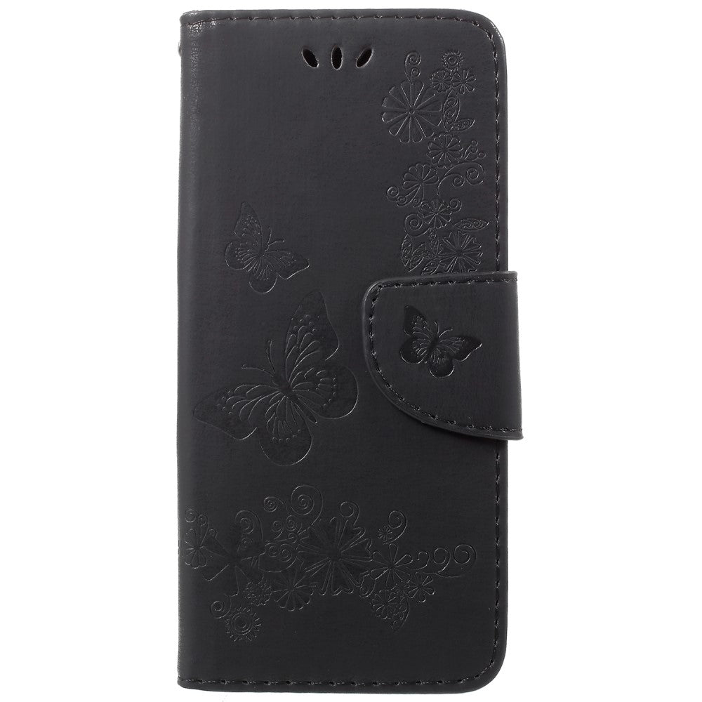Wallet Case für Samsung Galaxy S9 G960 Butterfly Flower Motiv