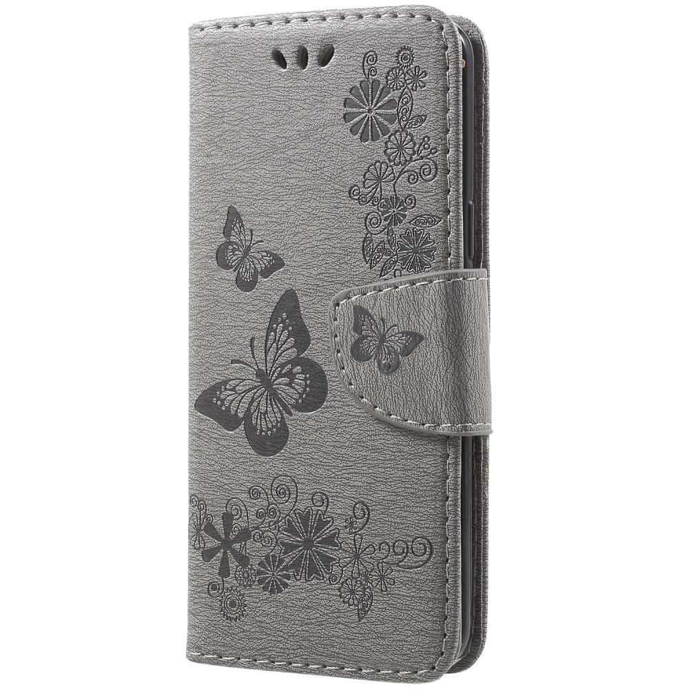 Wallet Case für Samsung Galaxy S9 G960 Butterfly Flower Motiv
