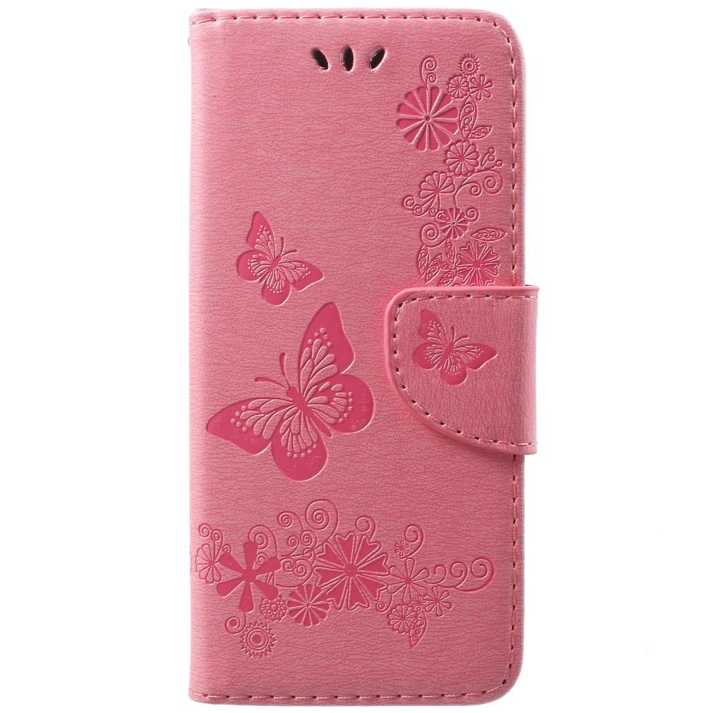 Wallet Case für Samsung Galaxy S9 G960 Butterfly Flower Motiv