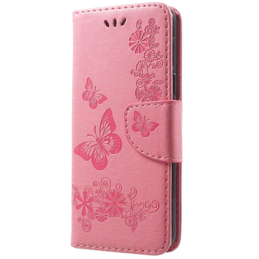 Wallet Case für Samsung Galaxy S9 G960 Butterfly Flower Motiv