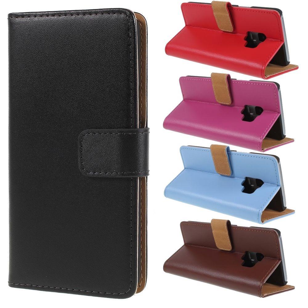 Wallet Case für Samsung Galaxy S9 G960 Genuine Split Echt Leder