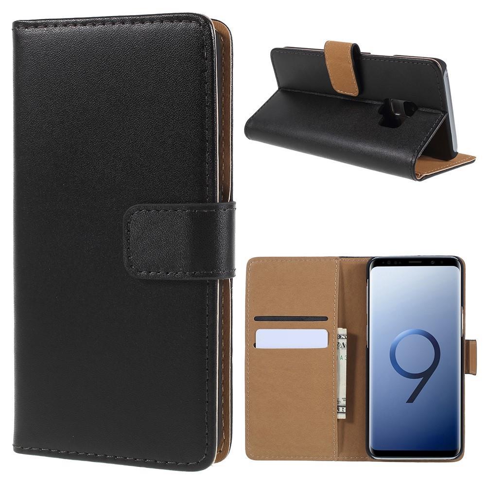 Wallet Case für Samsung Galaxy S9 G960 Genuine Split Echt Leder