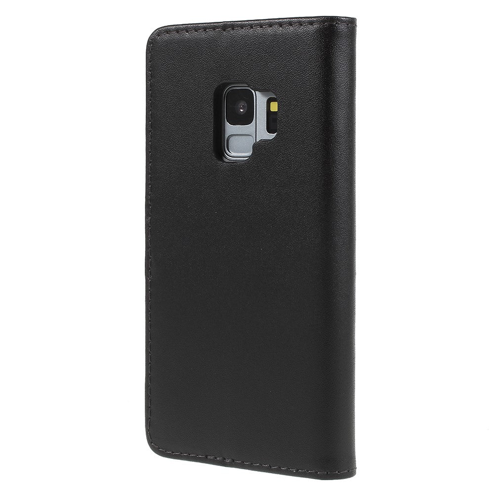 Wallet Case für Samsung Galaxy S9 G960 Genuine Split Echt Leder