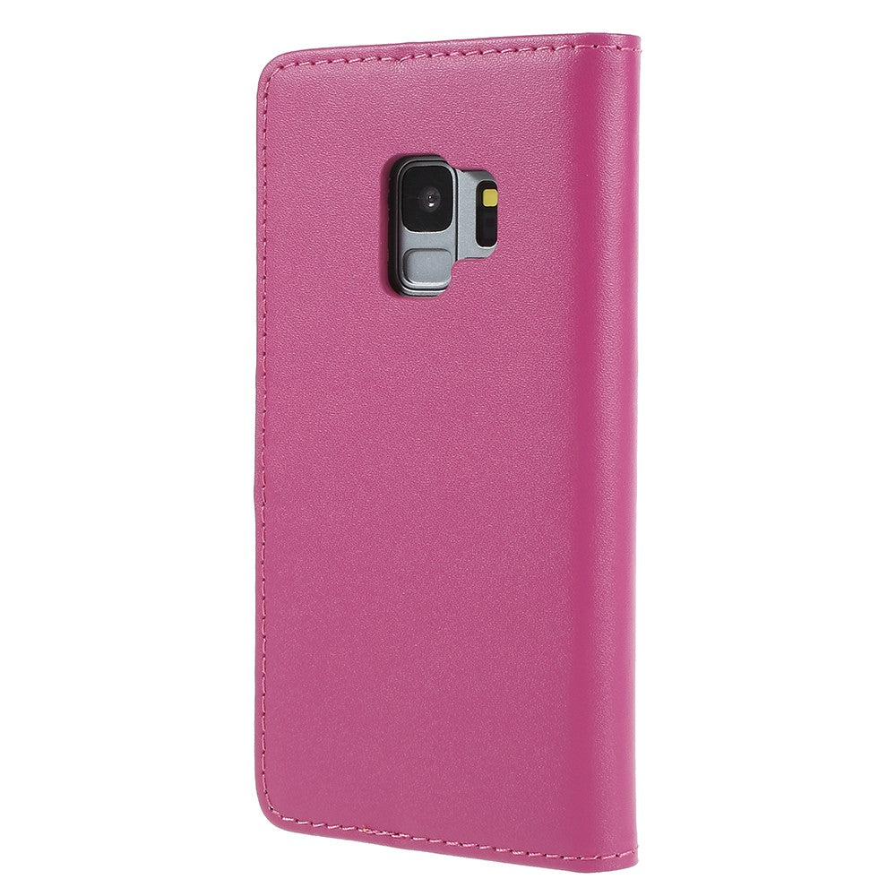 Wallet Case für Samsung Galaxy S9 G960 Genuine Split Echt Leder
