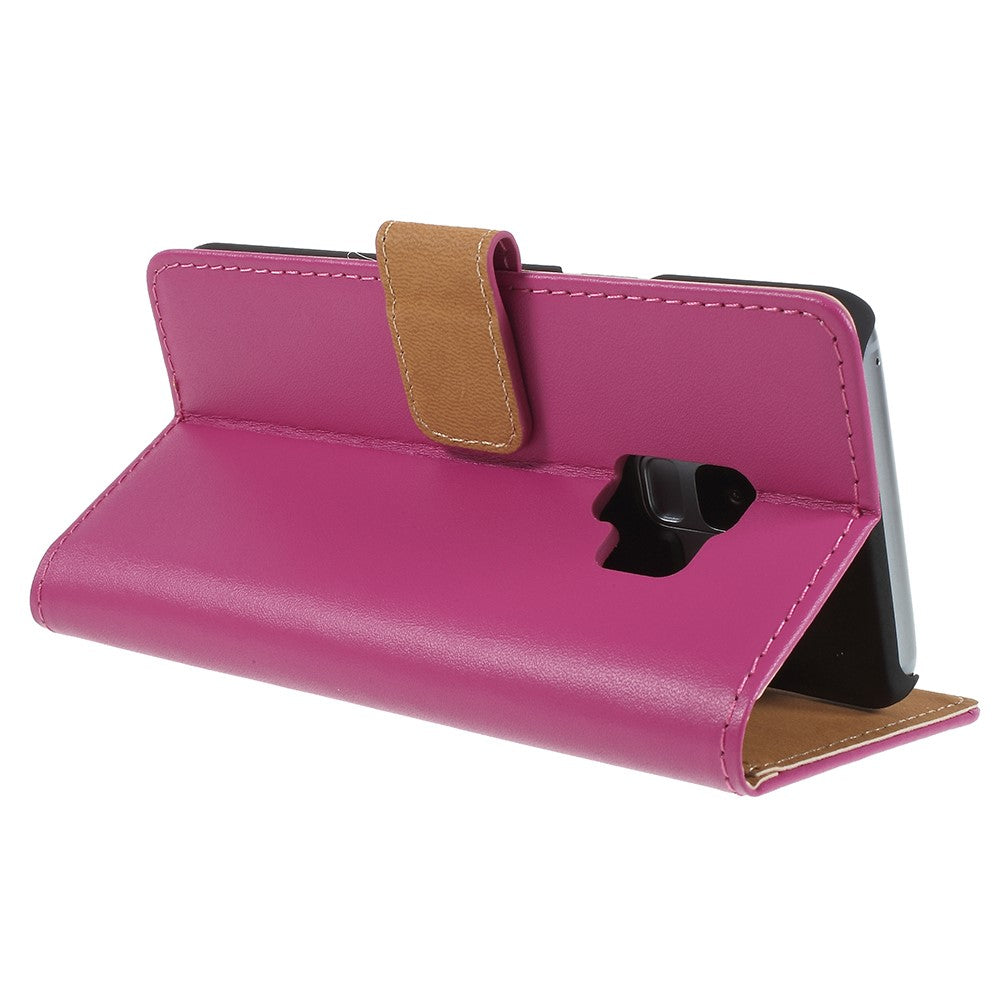 Wallet Case für Samsung Galaxy S9 G960 Genuine Split Echt Leder