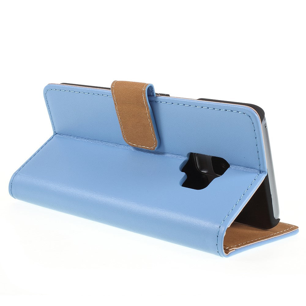 Wallet Case für Samsung Galaxy S9 G960 Genuine Split Echt Leder