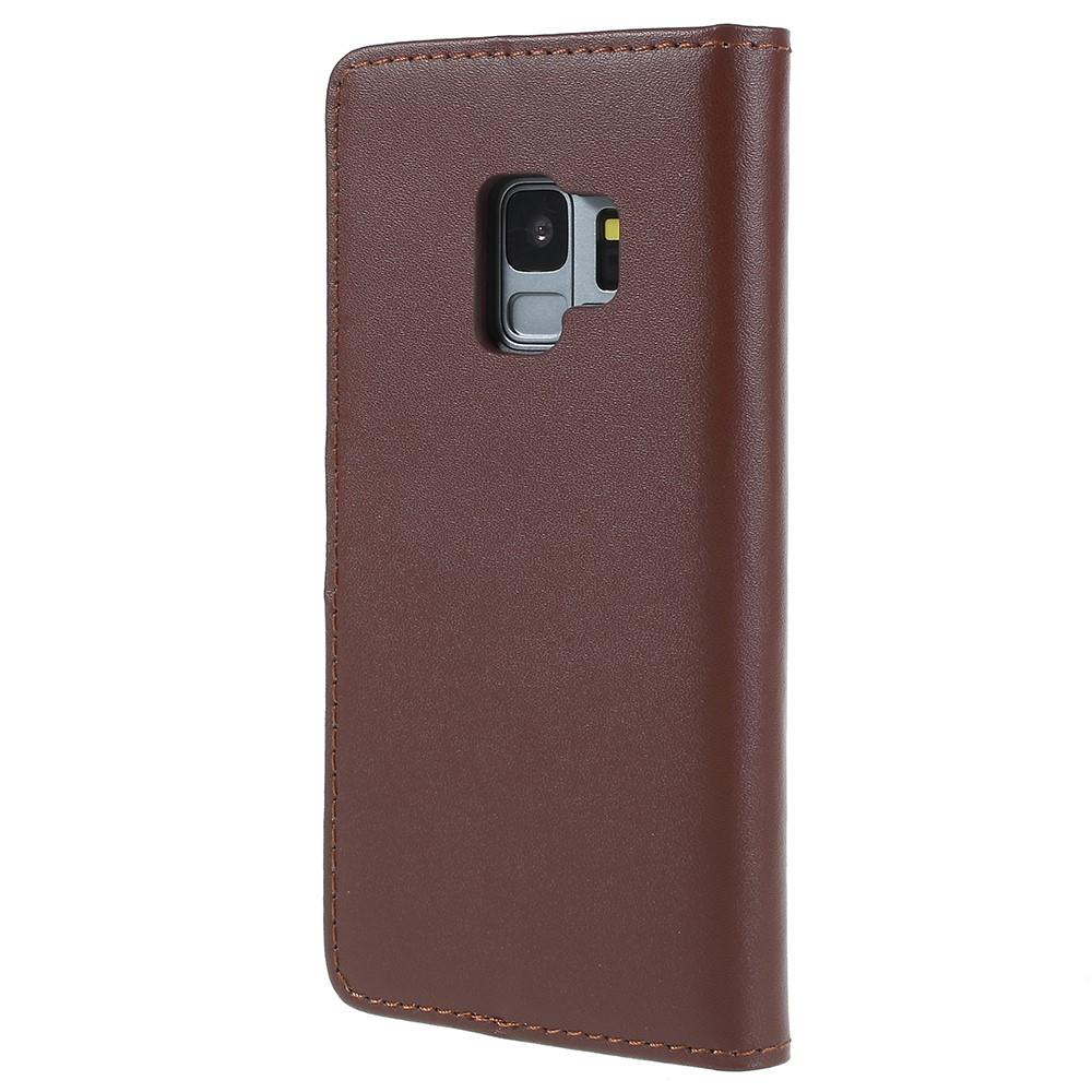Wallet Case für Samsung Galaxy S9 G960 Genuine Split Echt Leder