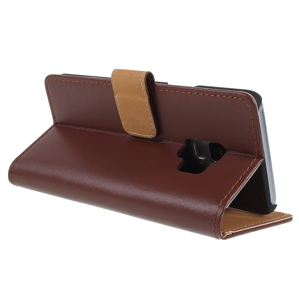Wallet Case für Samsung Galaxy S9 G960 Genuine Split Echt Leder