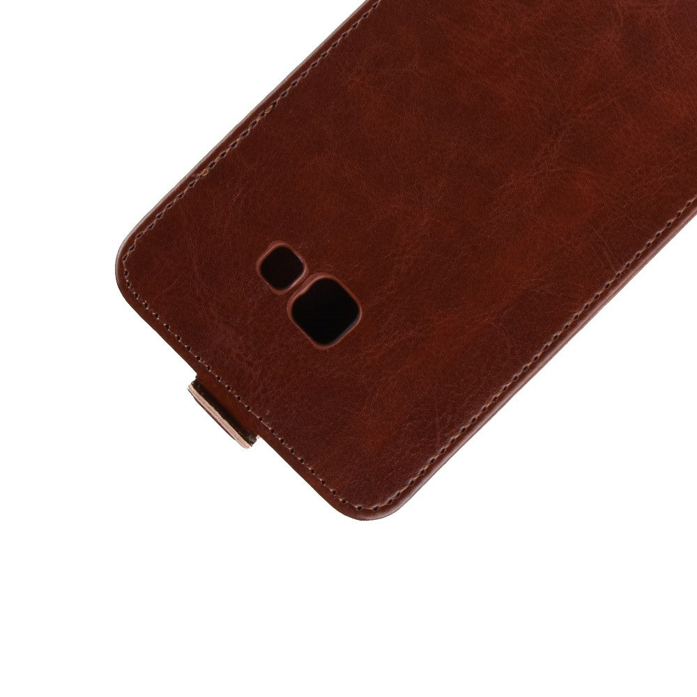 Flip Case für Samsung Galaxy J4+ (2018) Crazy Horse Card Slot