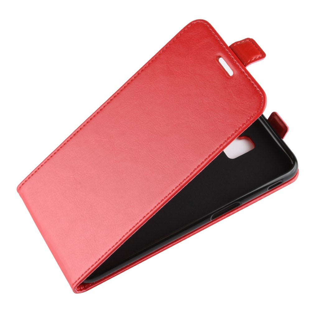 Flip Case für Samsung Galaxy J6+ (2018) Crazy Horse Card Slot