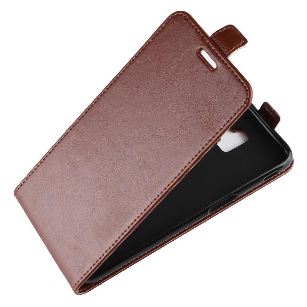 Flip Case für Samsung Galaxy J6+ (2018) Crazy Horse Card Slot