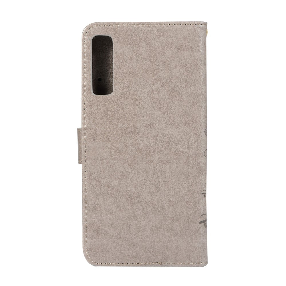 Wallet Case für Samsung Galaxy A7 (2018) Butterfly Flower Motiv
