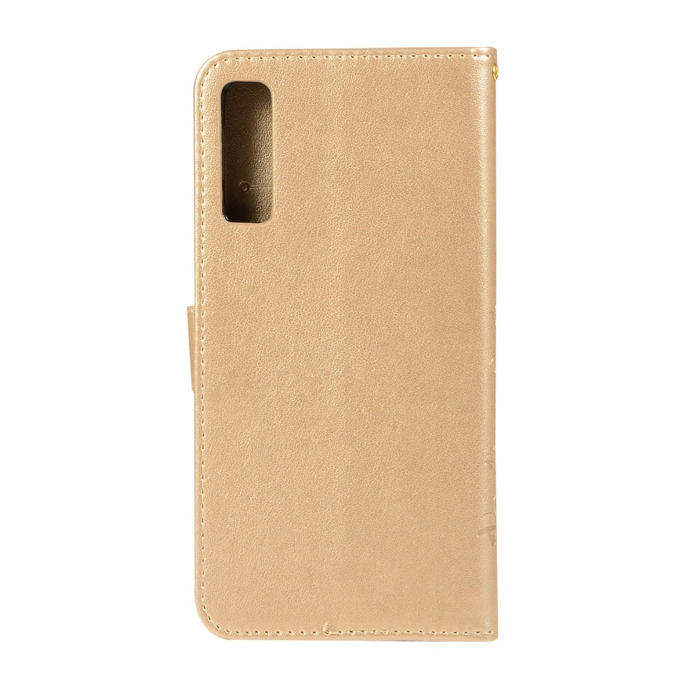 Wallet Case für Samsung Galaxy A7 (2018) Butterfly Flower Motiv