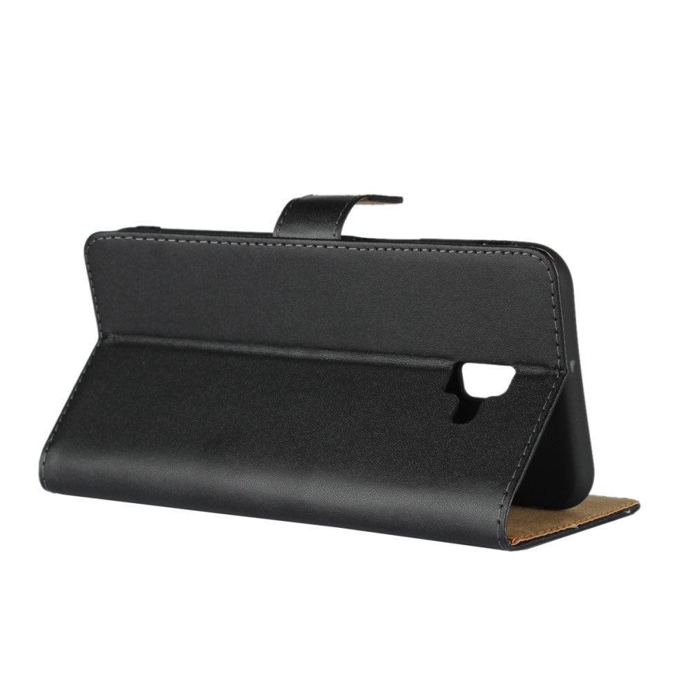Wallet Case für Samsung Galaxy J6+ (2018) TPU Split Echt Leder