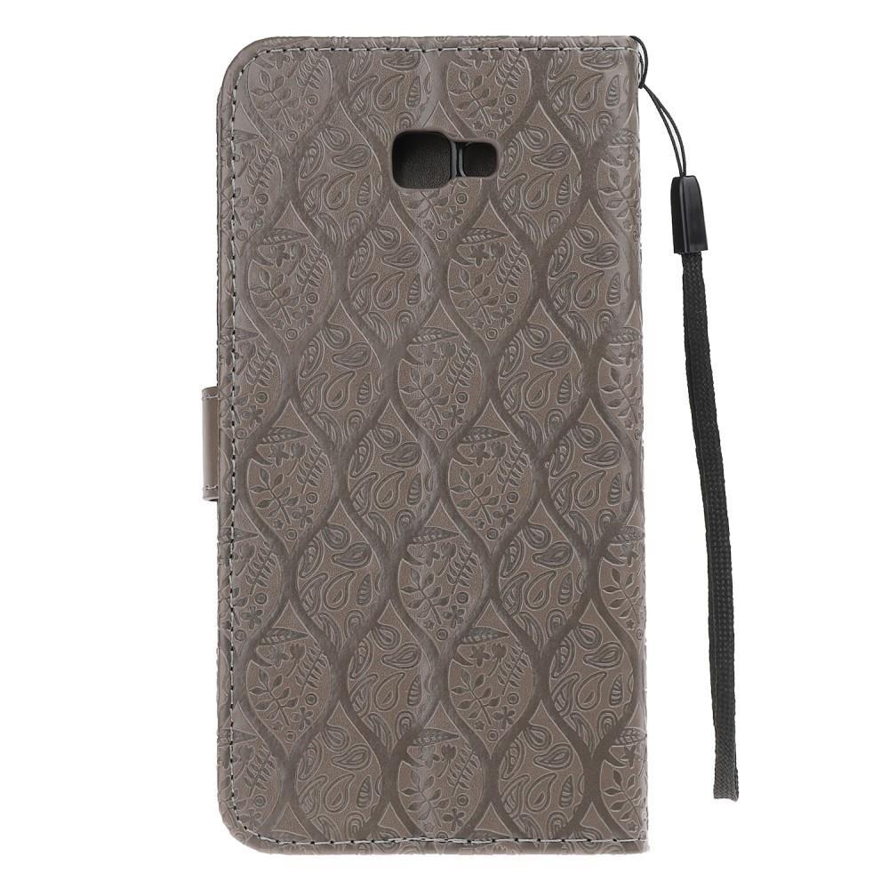 Wallet Case für Samsung Galaxy J4+ (2018) Imprint Leaf Blatt Motiv