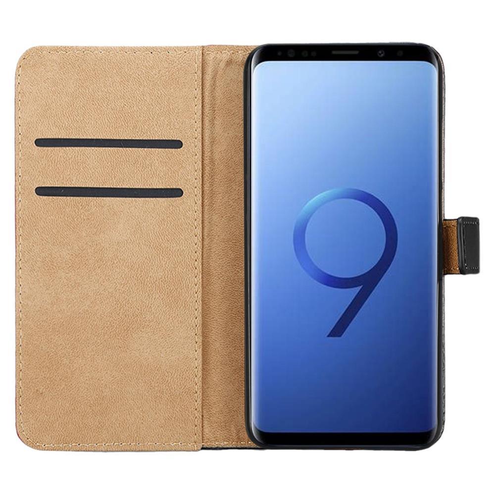 Wallet Case für Samsung Galaxy S9+ PLUS Genuine Split Echt Leder Tasche