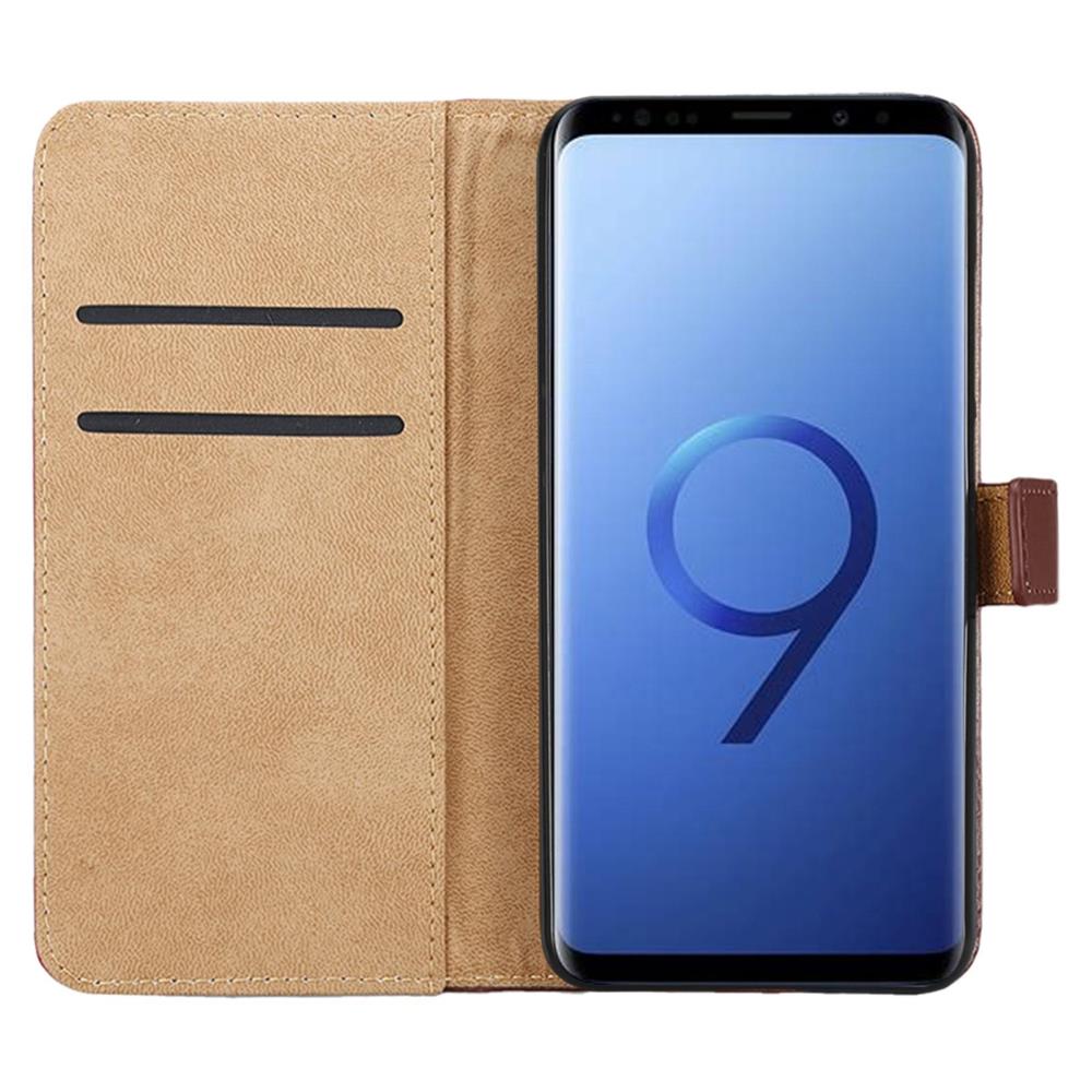 Wallet Case für Samsung Galaxy S9+ PLUS Genuine Split Echt Leder Tasche