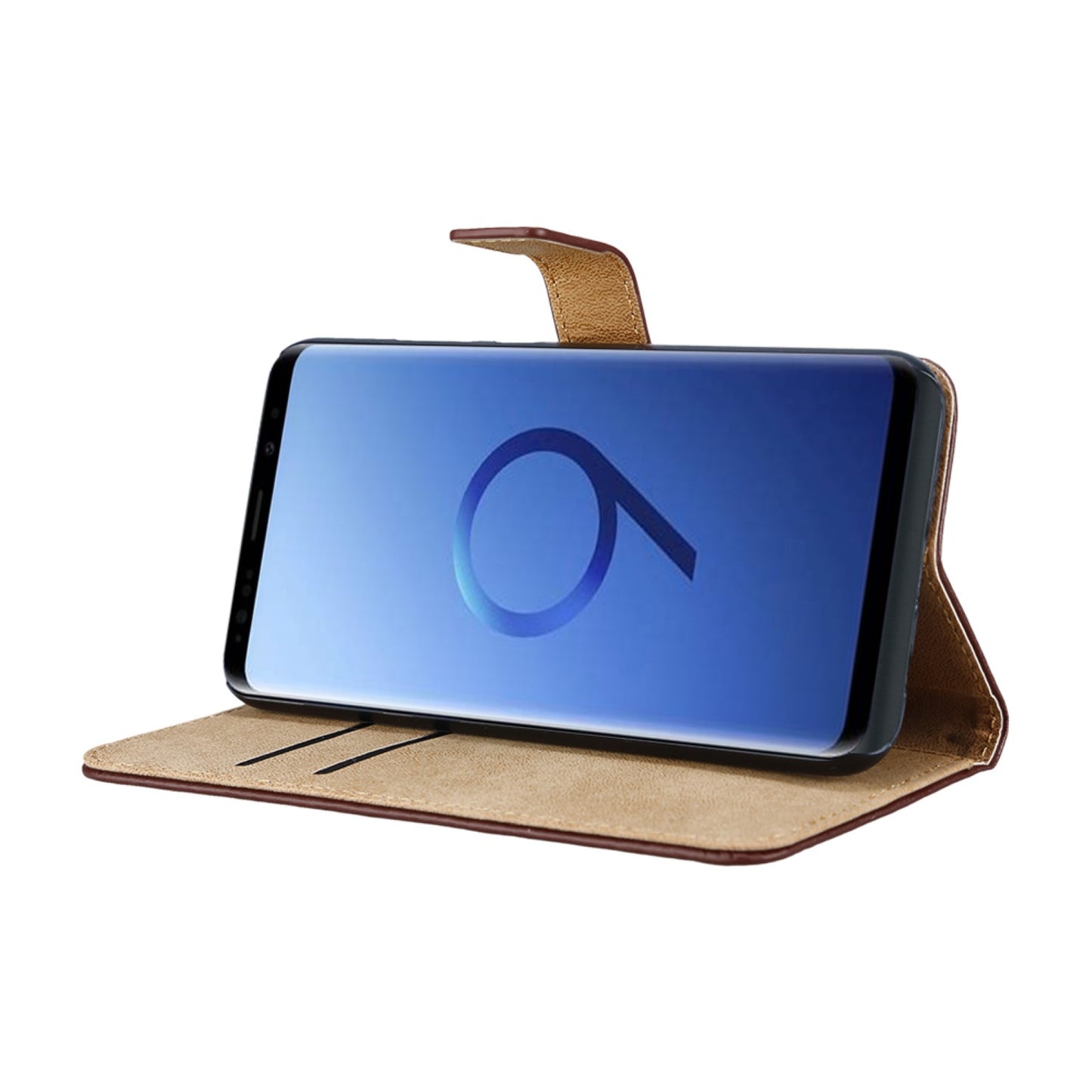Wallet Case für Samsung Galaxy S9+ PLUS Genuine Split Echt Leder Tasche