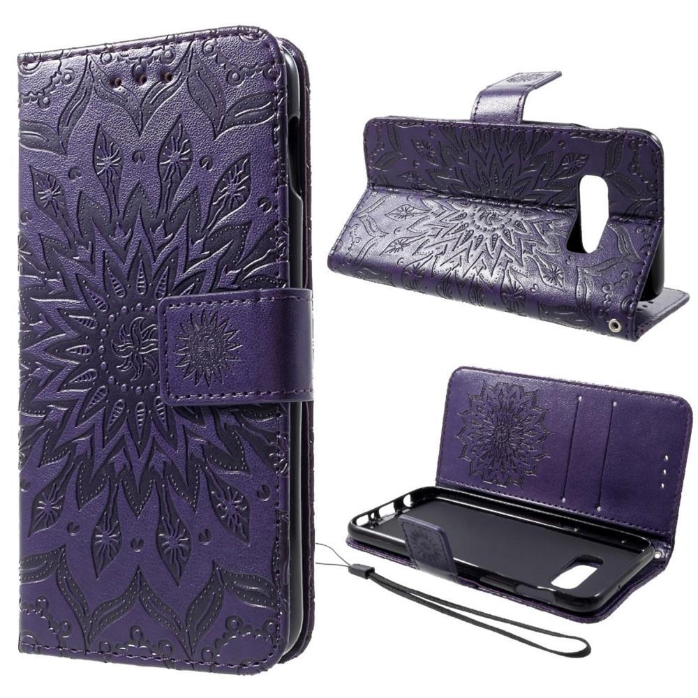 Wallet Case für Samsung Galaxy S10e Sunflower Mandala Motiv