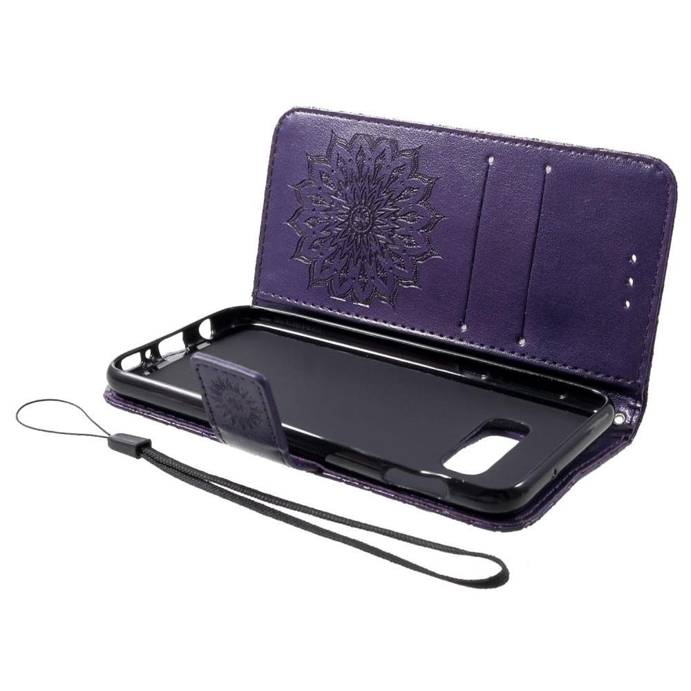 Wallet Case für Samsung Galaxy S10e Sunflower Mandala Motiv