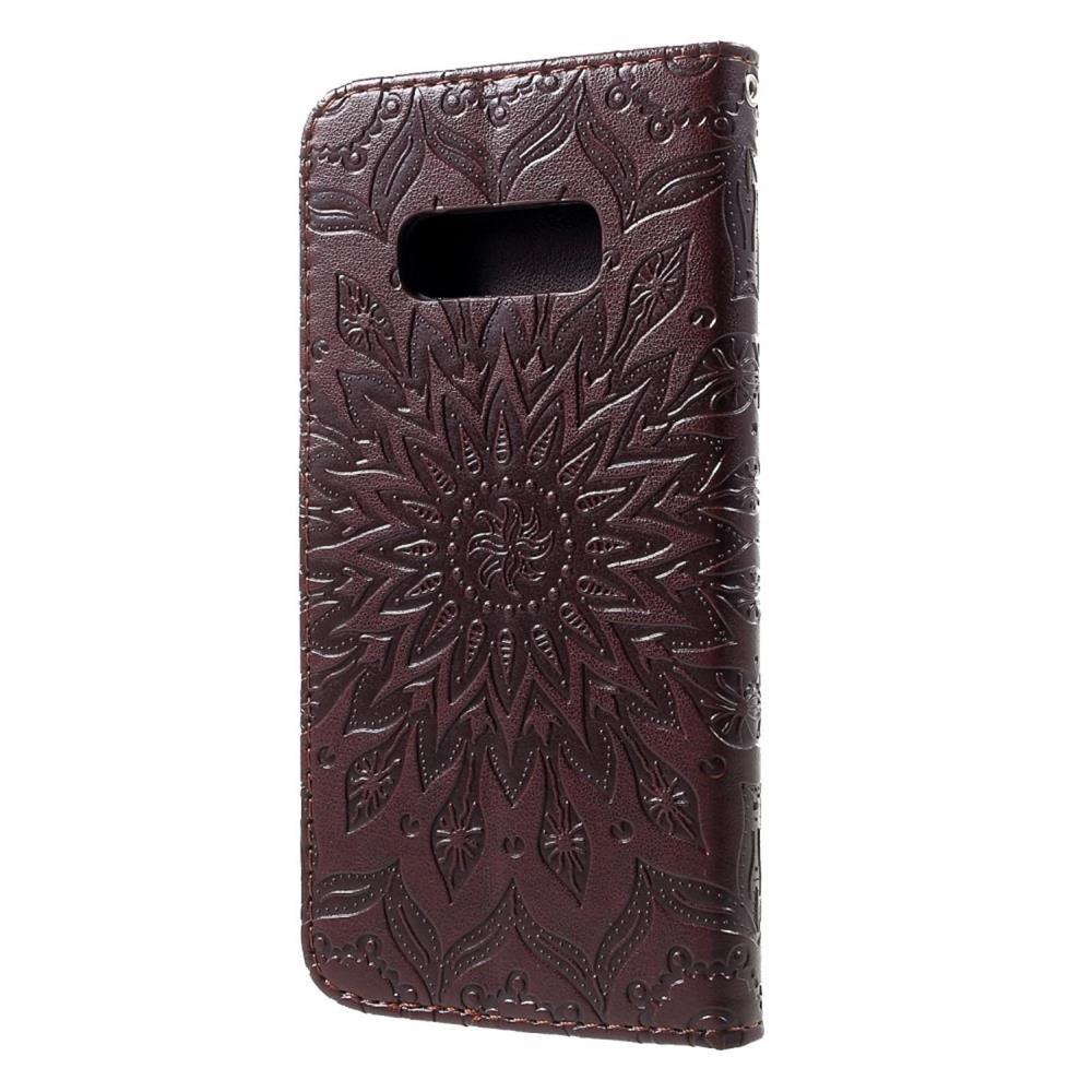 Wallet Case für Samsung Galaxy S10e Sunflower Mandala Motiv