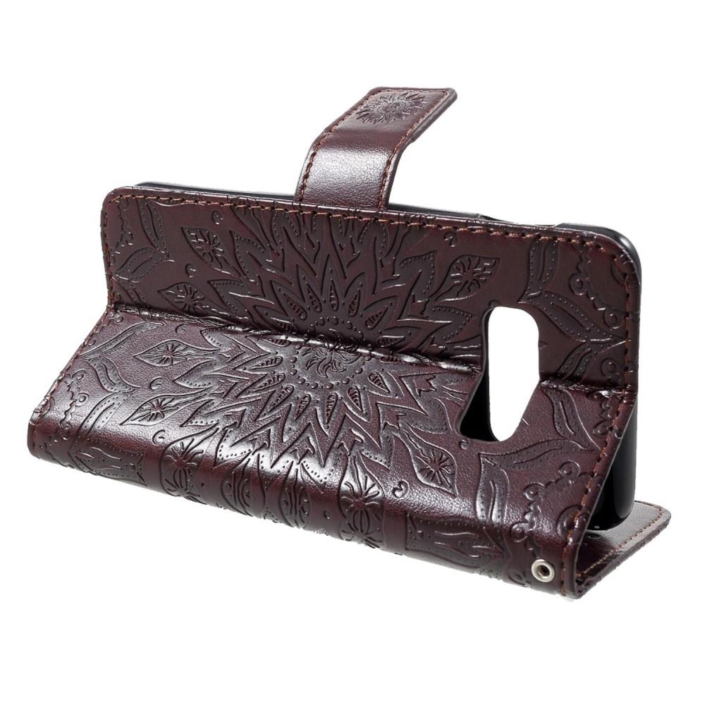 Wallet Case für Samsung Galaxy S10e Sunflower Mandala Motiv