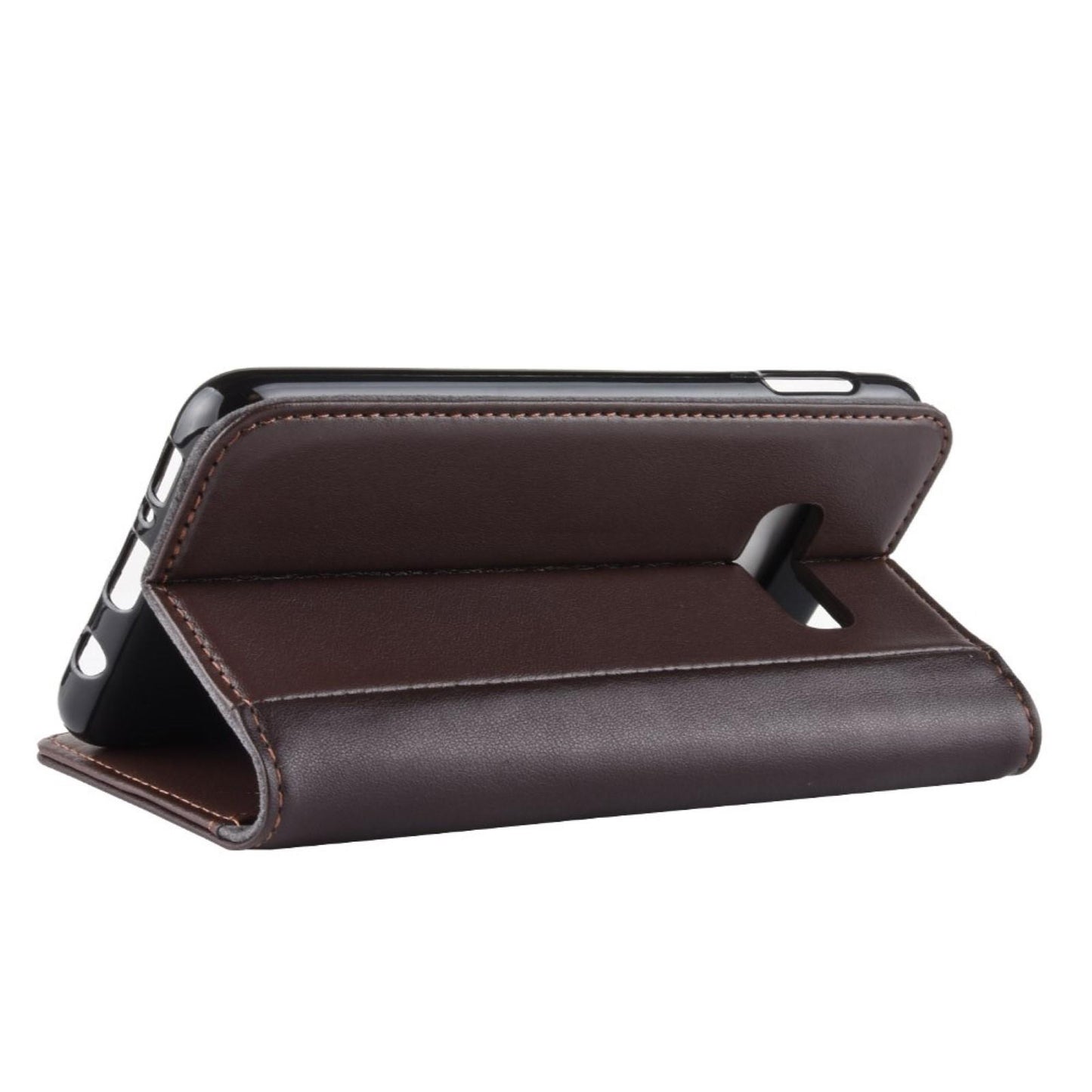 Wallet Case für Samsung Galaxy S10e Echt Leder Innenfach Handy Tasche