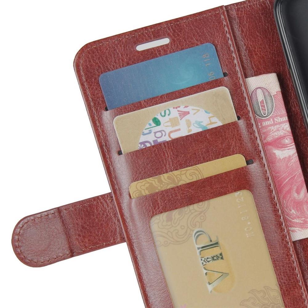 Wallet Case für Samsung Galaxy S10 Crazy Horse Handy Tasche Card Slot