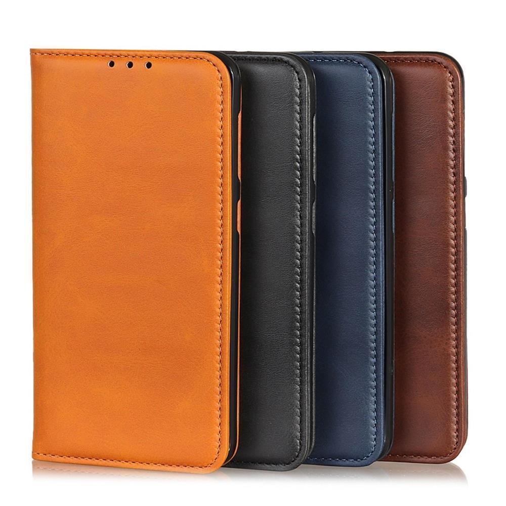 Wallet Case für Samsung Galaxy A40 Echt Leder Magnet Handy Tasche