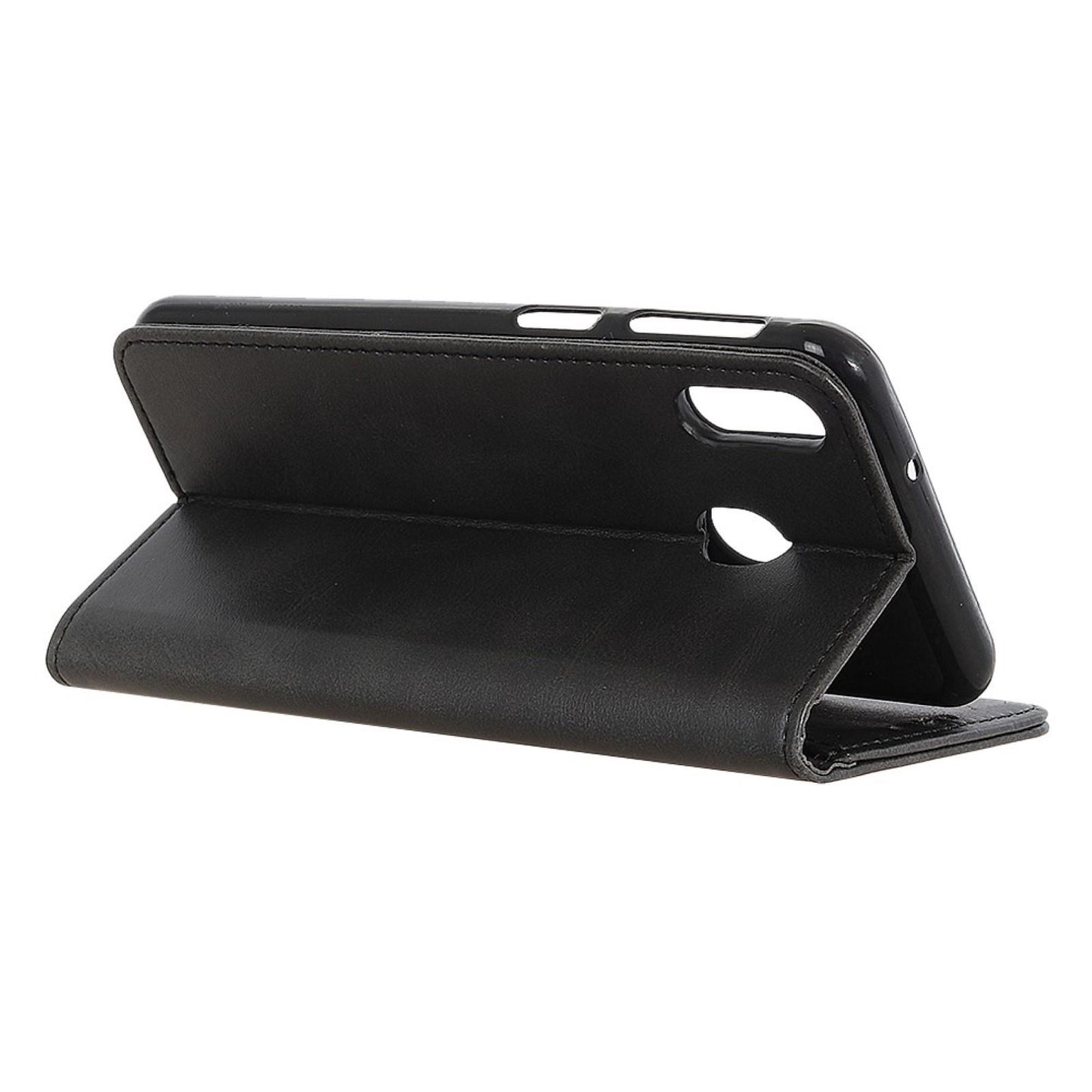Wallet Case für Samsung Galaxy A40 Echt Leder Magnet Handy Tasche