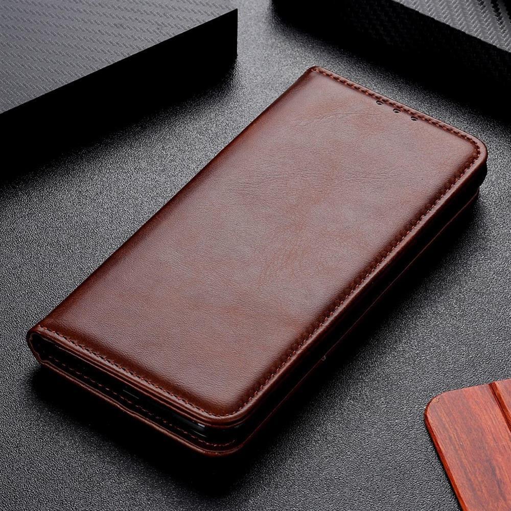 Wallet Case für Samsung Galaxy A40 Echt Leder Magnet Handy Tasche