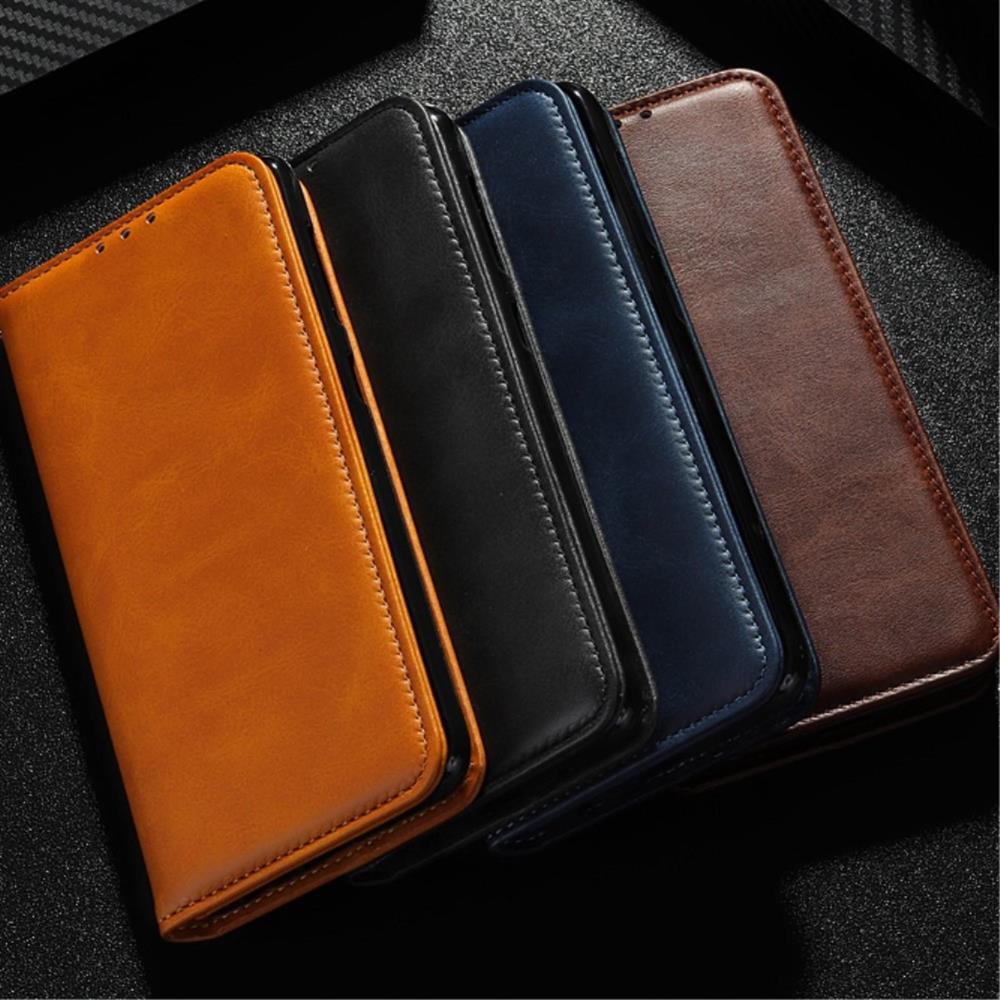 Wallet Case für Samsung Galaxy A40 Echt Leder Magnet Handy Tasche