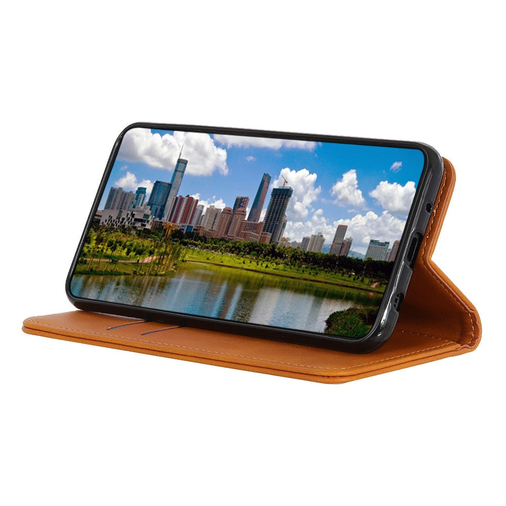Wallet Case für Samsung Galaxy A40 Echt Leder Magnet Handy Tasche